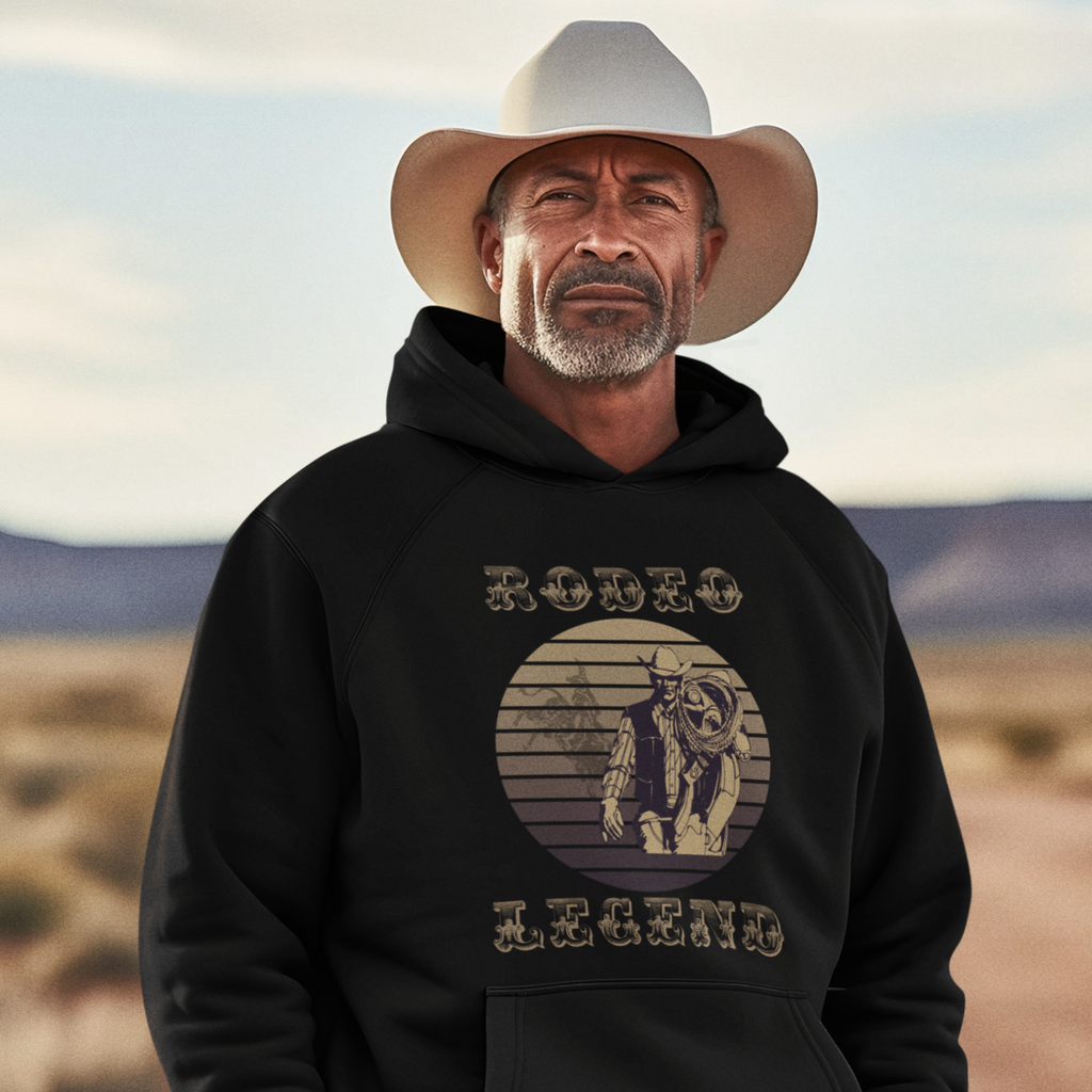 Mens Rodeo Legend Hoodie - [farm_afternoons]
