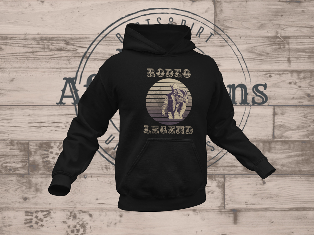 Mens Rodeo Legend Hoodie - [farm_afternoons]