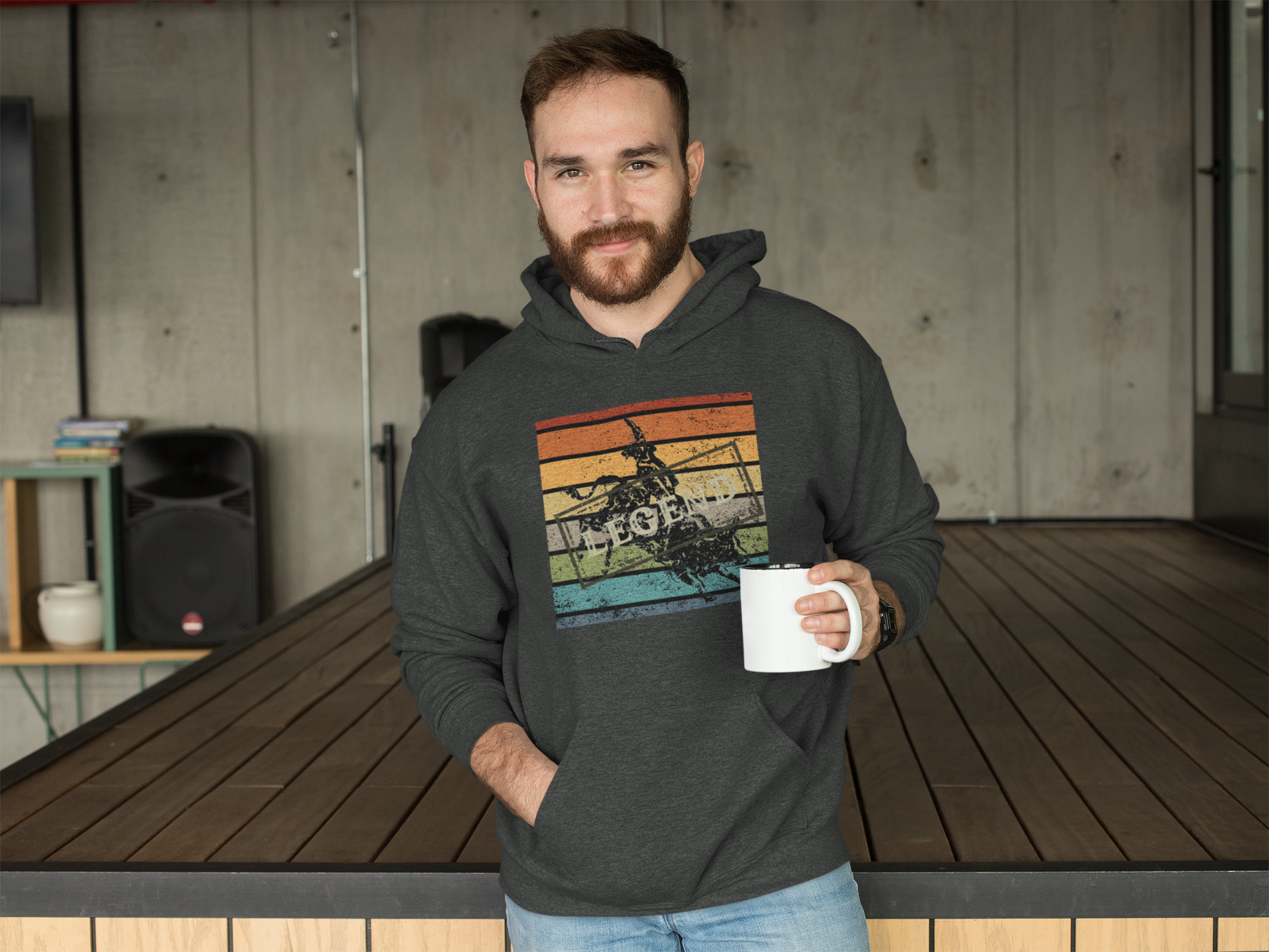 Retro Rodeo Legend Hoodie - [farm_afternoons]