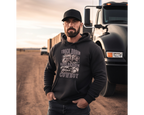 Men's Truck Drivin Hoodie - [farm_afternoons]