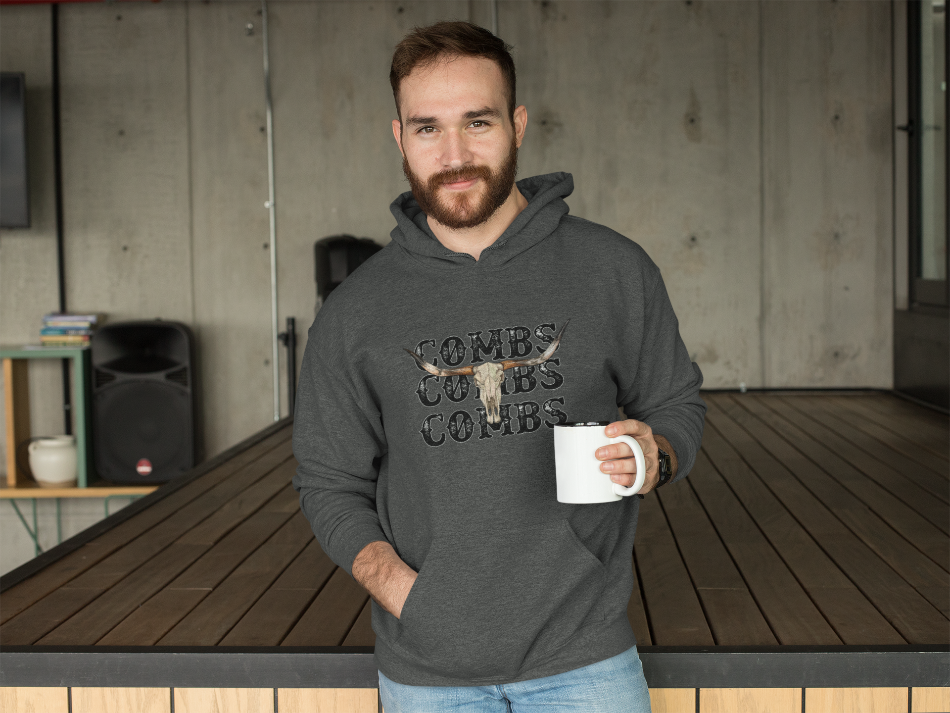 Men's Combs Hoodie - [farm_afternoons]