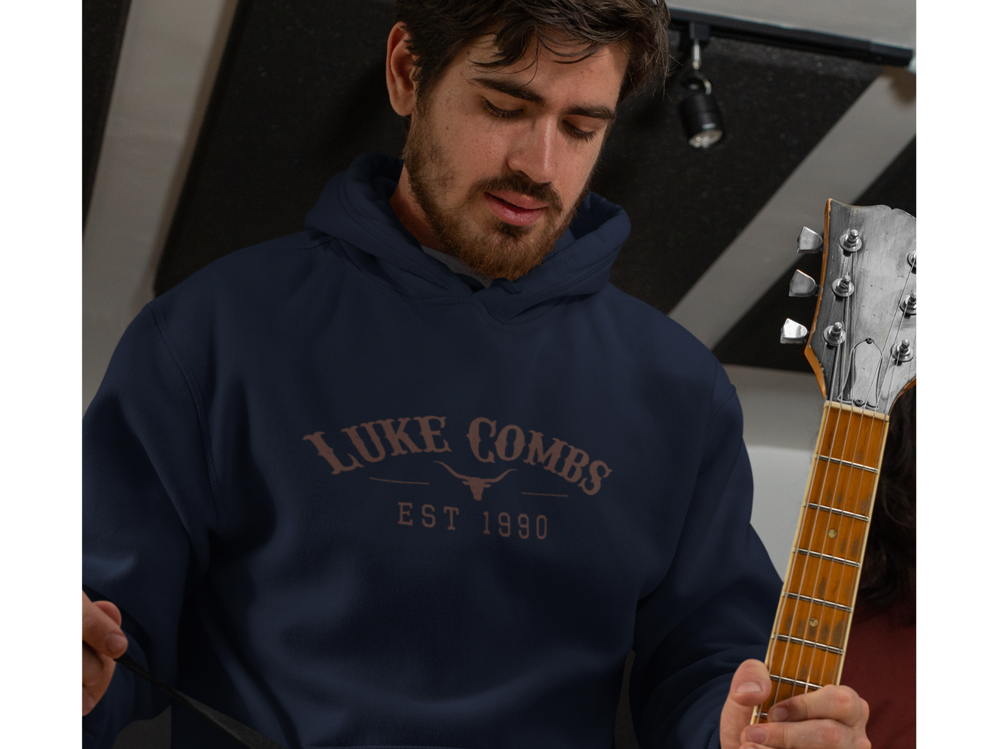 Men's Luke Combs Hoodie - [farm_afternoons]