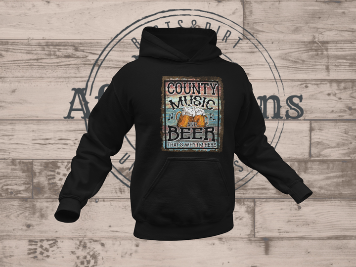 Mens Country Music Hoodie