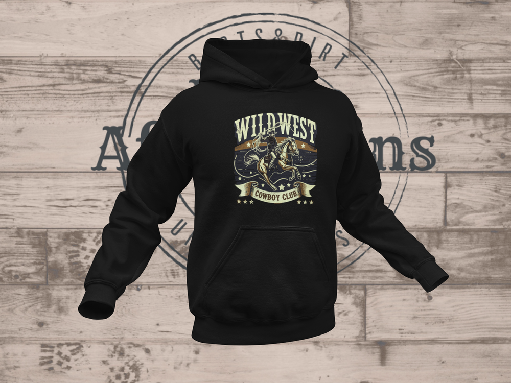 Men's Wild West Hoodie - [farm_afternoons]