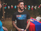 Men's Vintage Australia T-Shirt - [farm_afternoons]