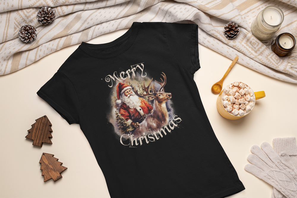 Women's Vintage Merry Christmas - [farm_afternoons]
