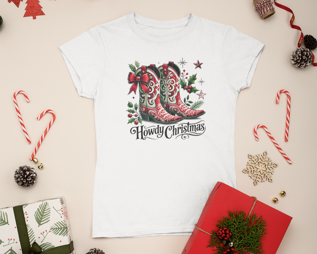Womens Howdy Christmas - [farm_afternoons]