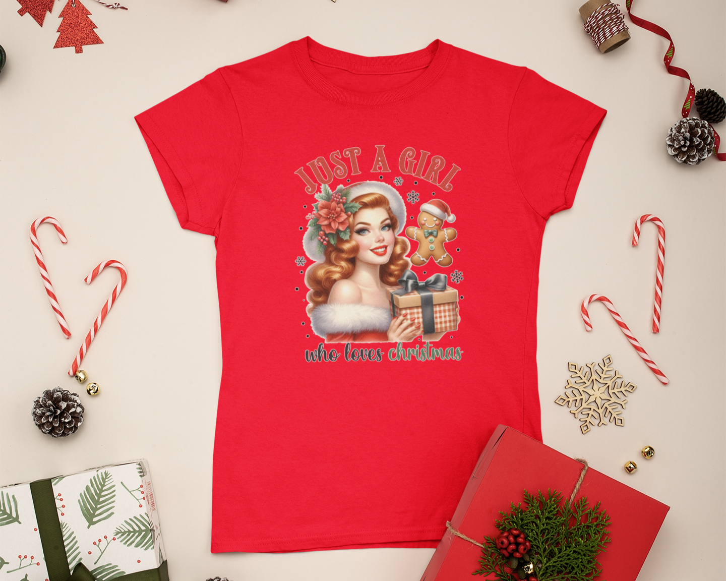 Vintage Just A Girl Tee - [farm_afternoons]