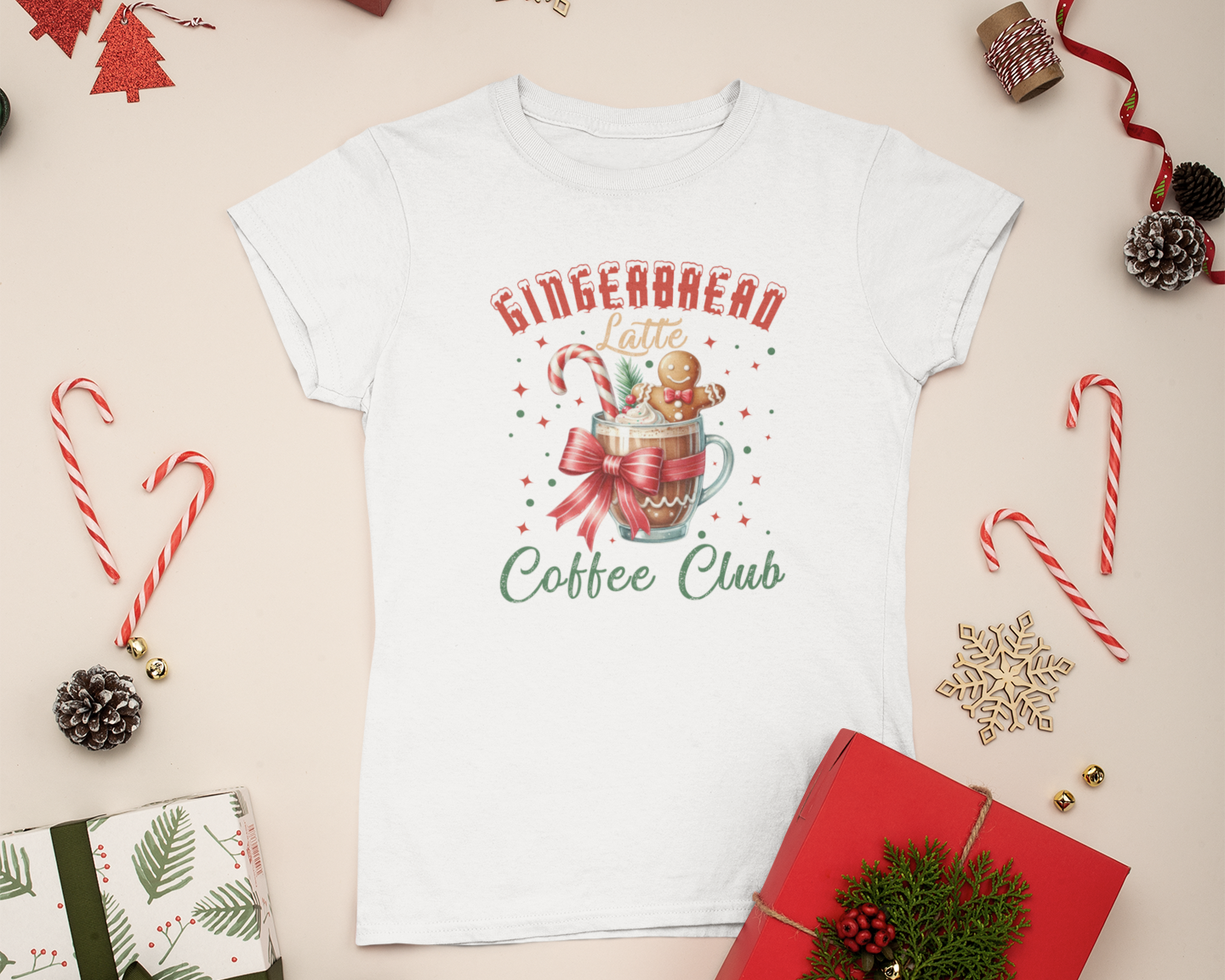 Gingerbread Coffee Club Tee - [farm_afternoons]