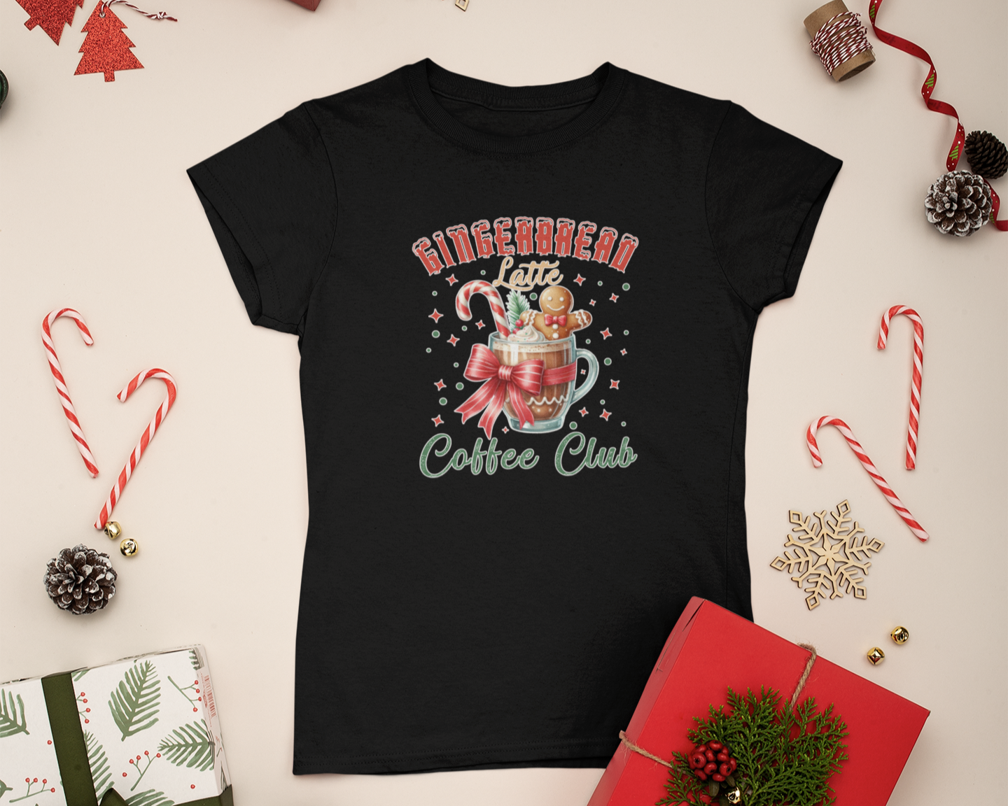Gingerbread Coffee Club Tee - [farm_afternoons]