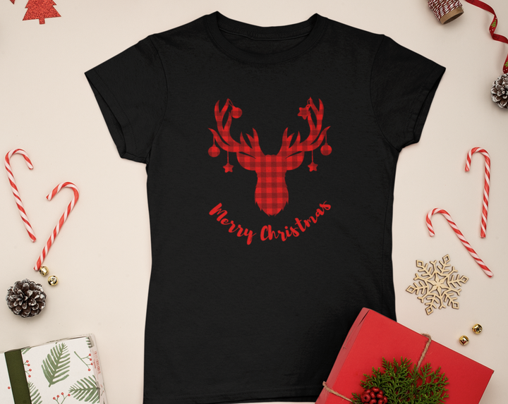 Women's Rustic Christmas Tee - [farm_afternoons]