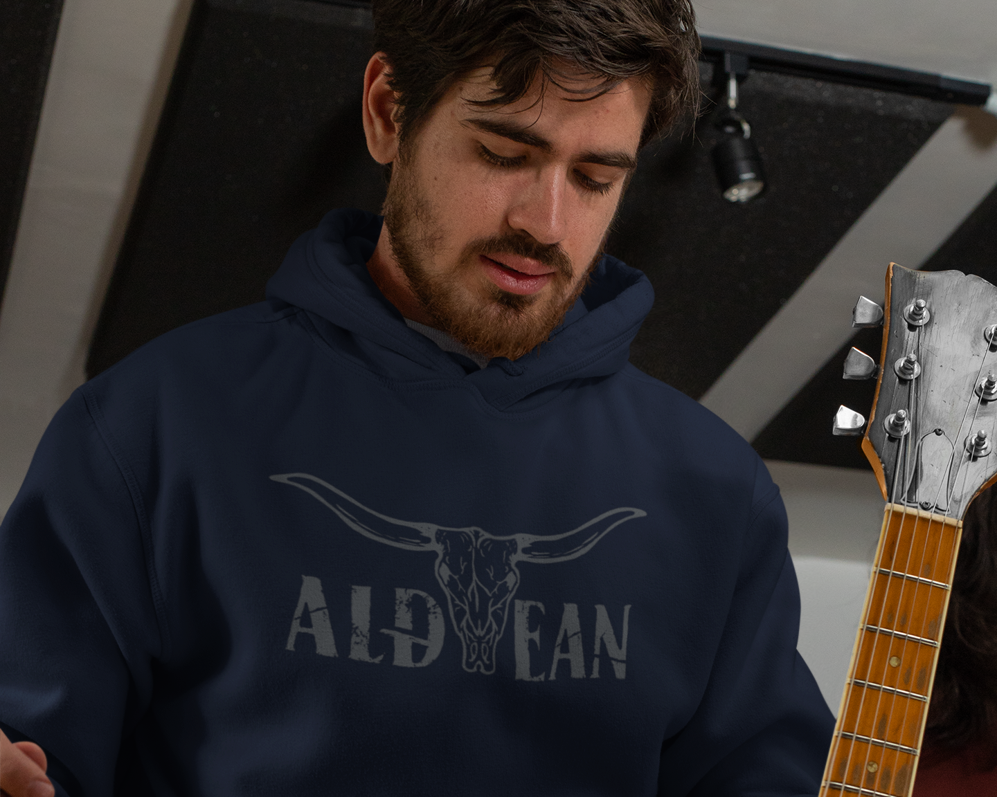 Grey Aldean Hoodie - [farm_afternoons]