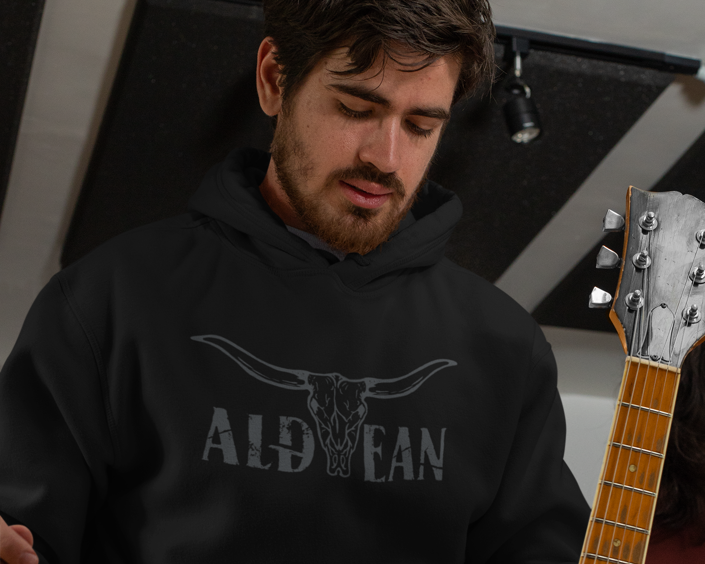 Grey Aldean Hoodie - [farm_afternoons]