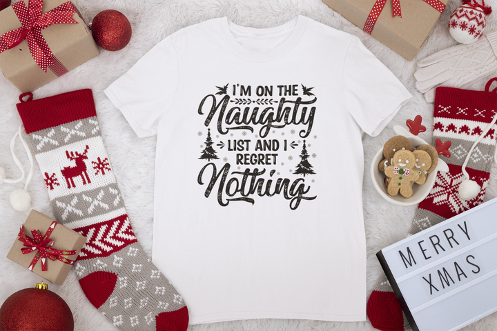 Women's Naughty List Tee - [farm_afternoons]