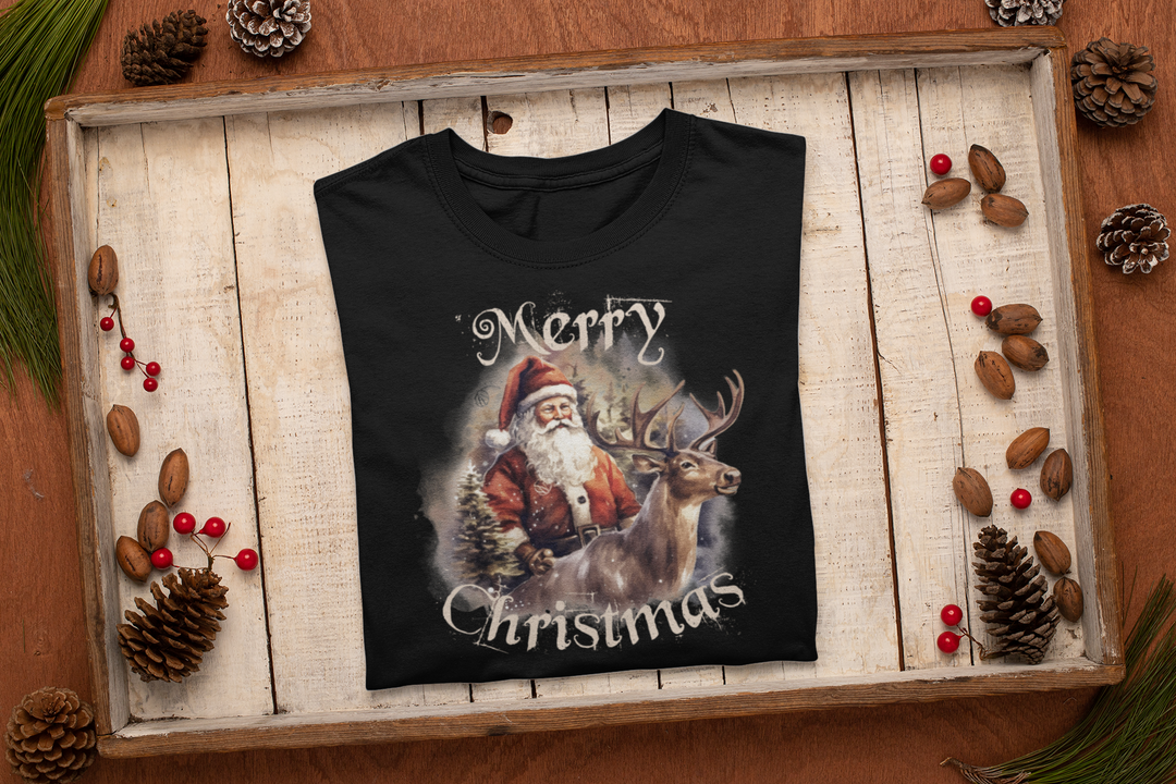 Women's Vintage Merry Christmas - [farm_afternoons]