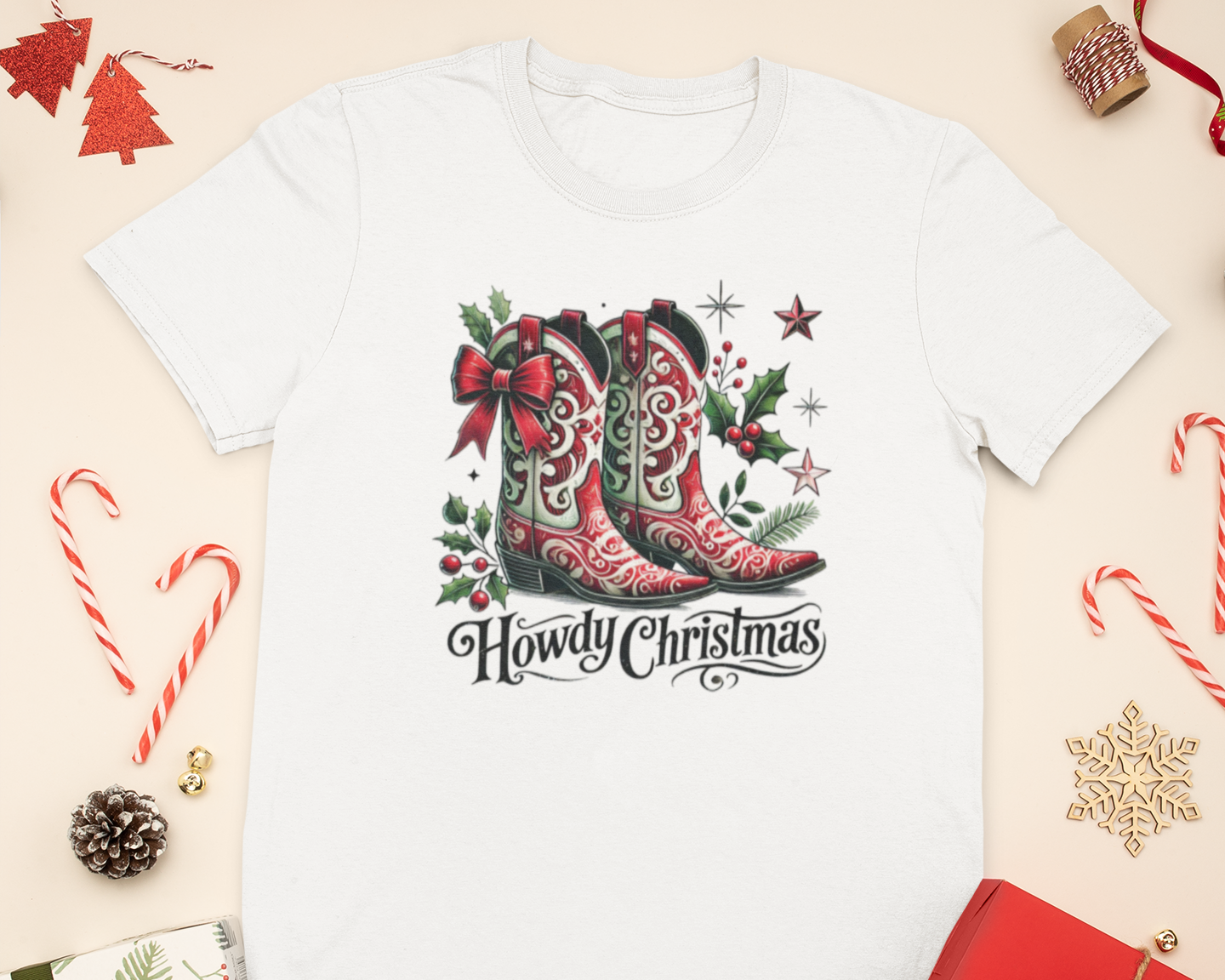 Womens Howdy Christmas - [farm_afternoons]