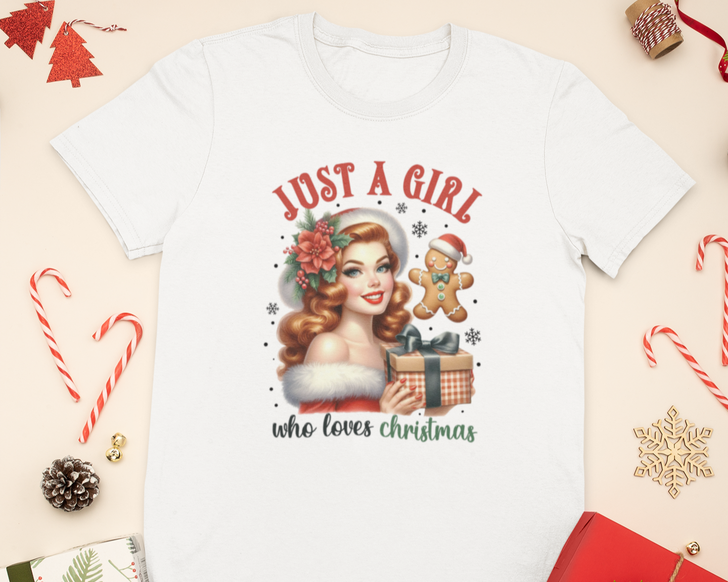 Vintage Just A Girl Tee - [farm_afternoons]