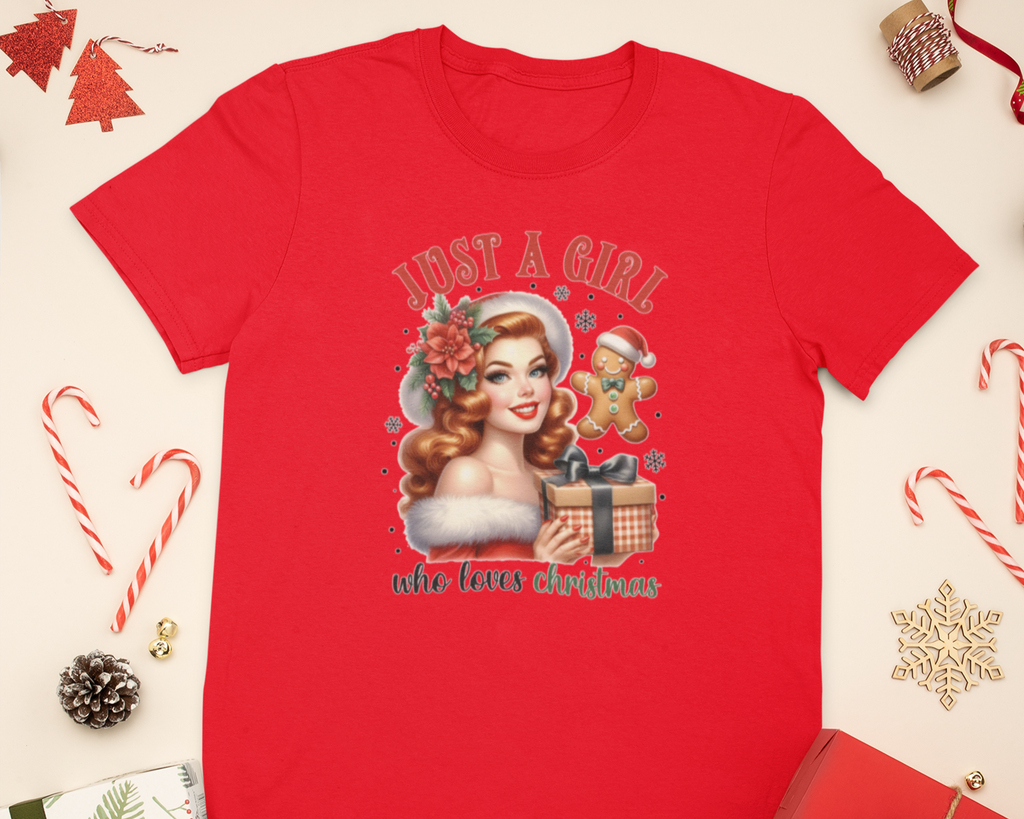 Vintage Just A Girl Tee - [farm_afternoons]