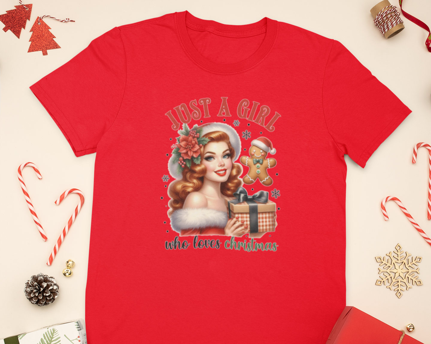 Vintage Just A Girl Tee - [farm_afternoons]