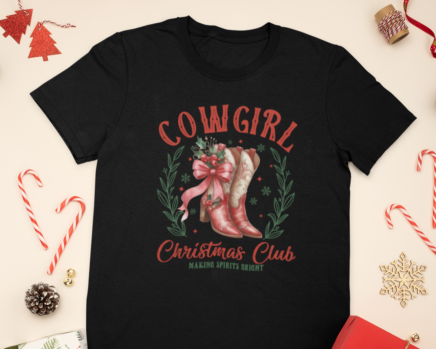 Cowgirl Christmas Club Tee - [farm_afternoons]