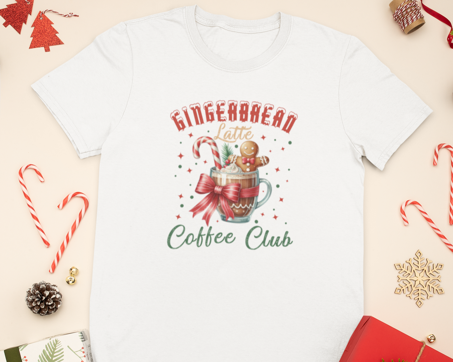 Gingerbread Coffee Club Tee - [farm_afternoons]