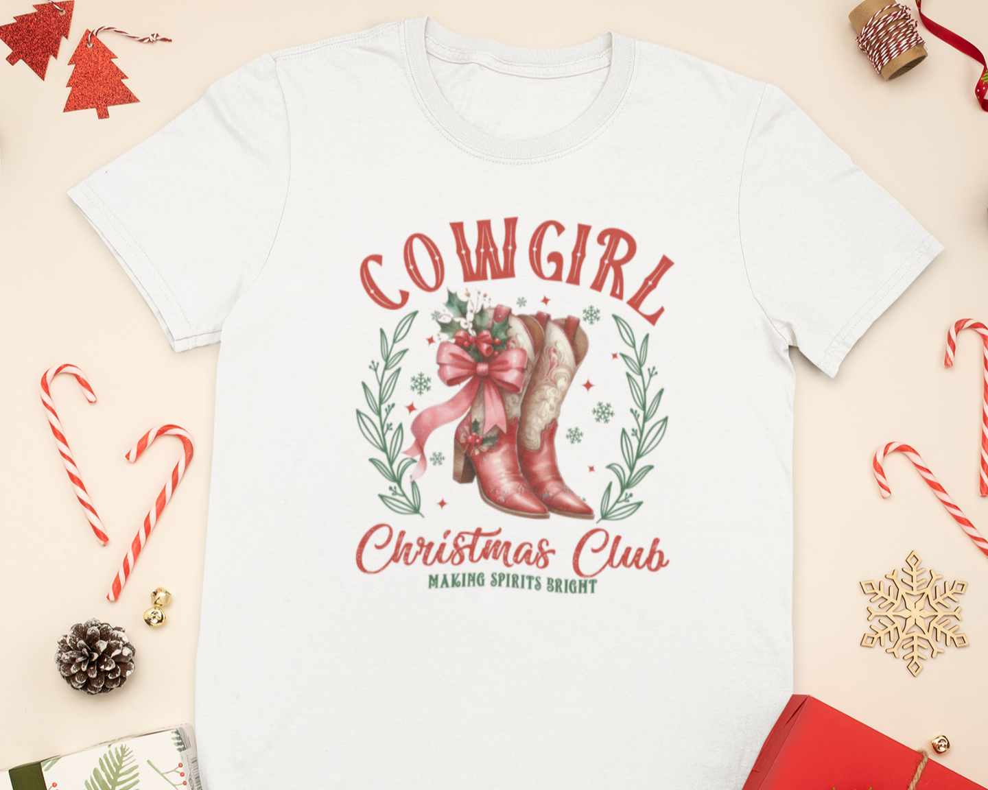 Cowgirl Christmas Club Tee - [farm_afternoons]