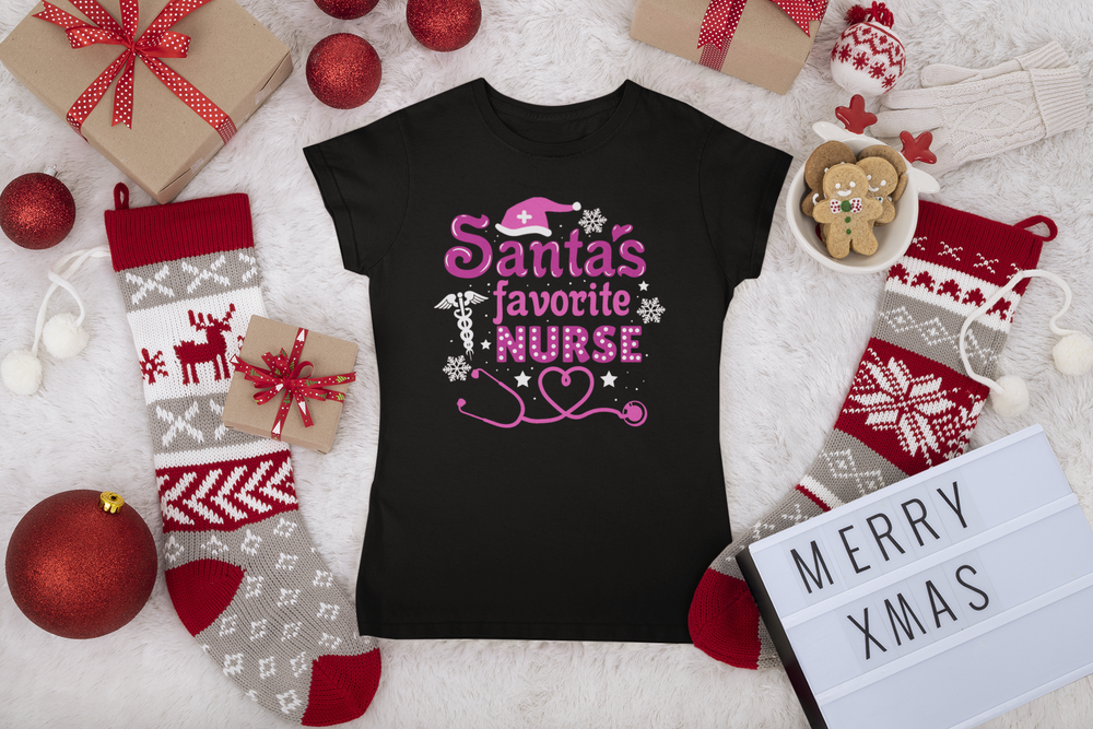 Pink Santa's Favourite Nurse - [farm_afternoons]