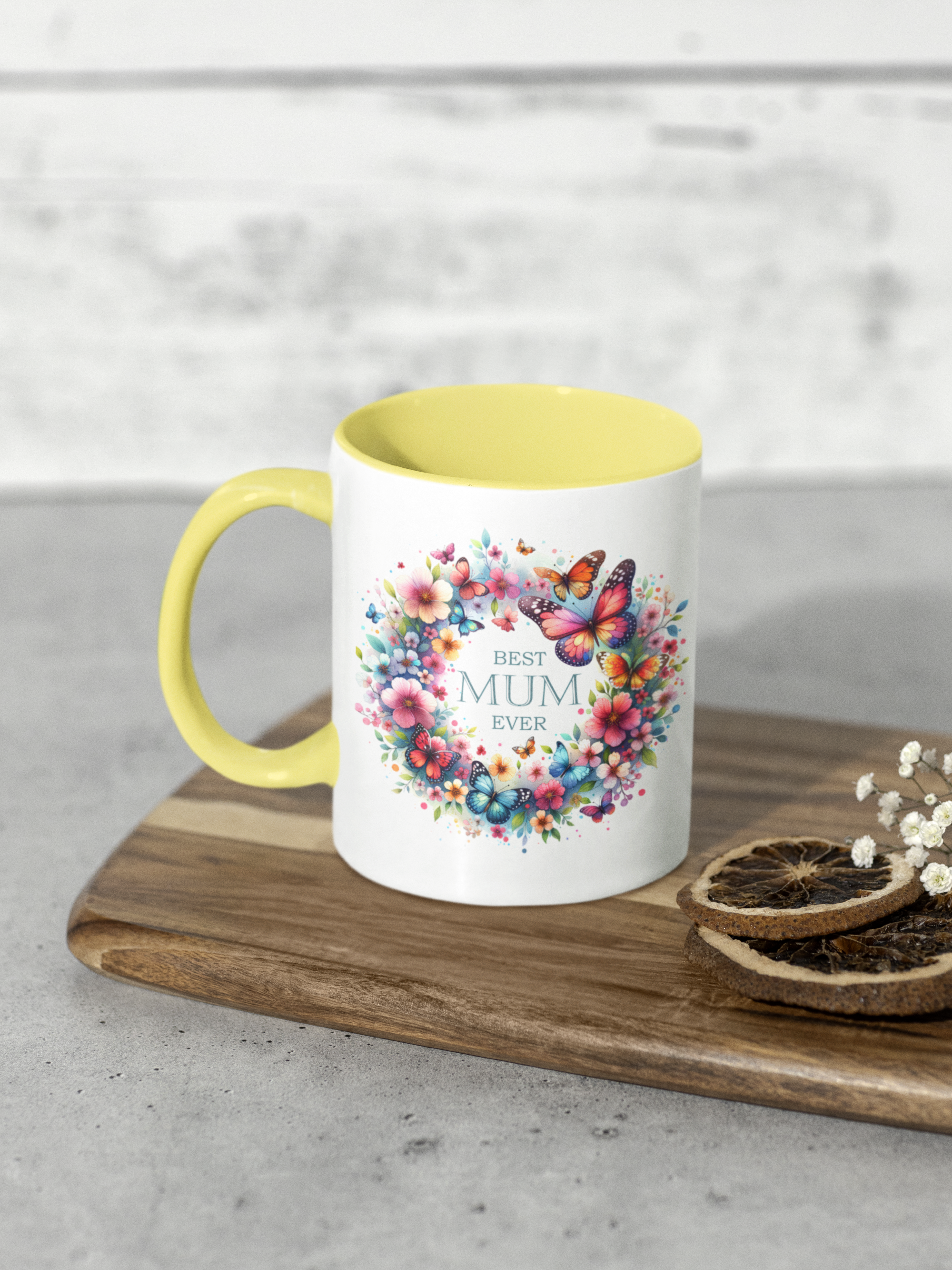 Butterfly Mum Mugs - [farm_afternoons]