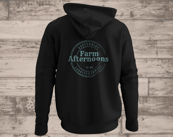 Men's Wild West Hoodie - [farm_afternoons]