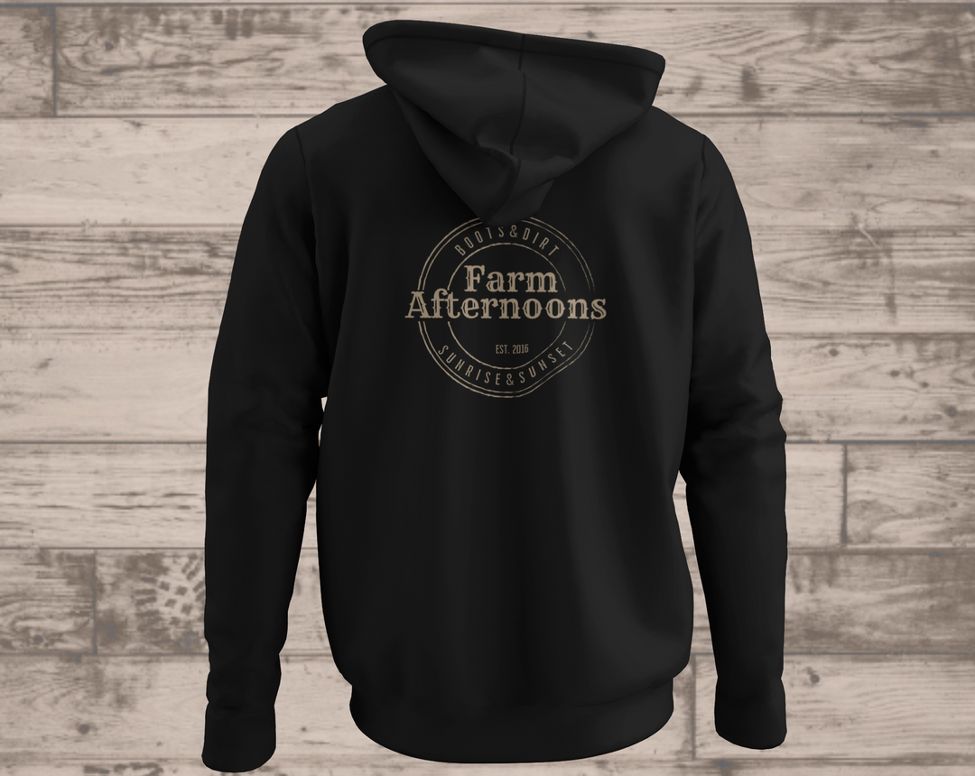 Men's Wild West Hoodie - [farm_afternoons]