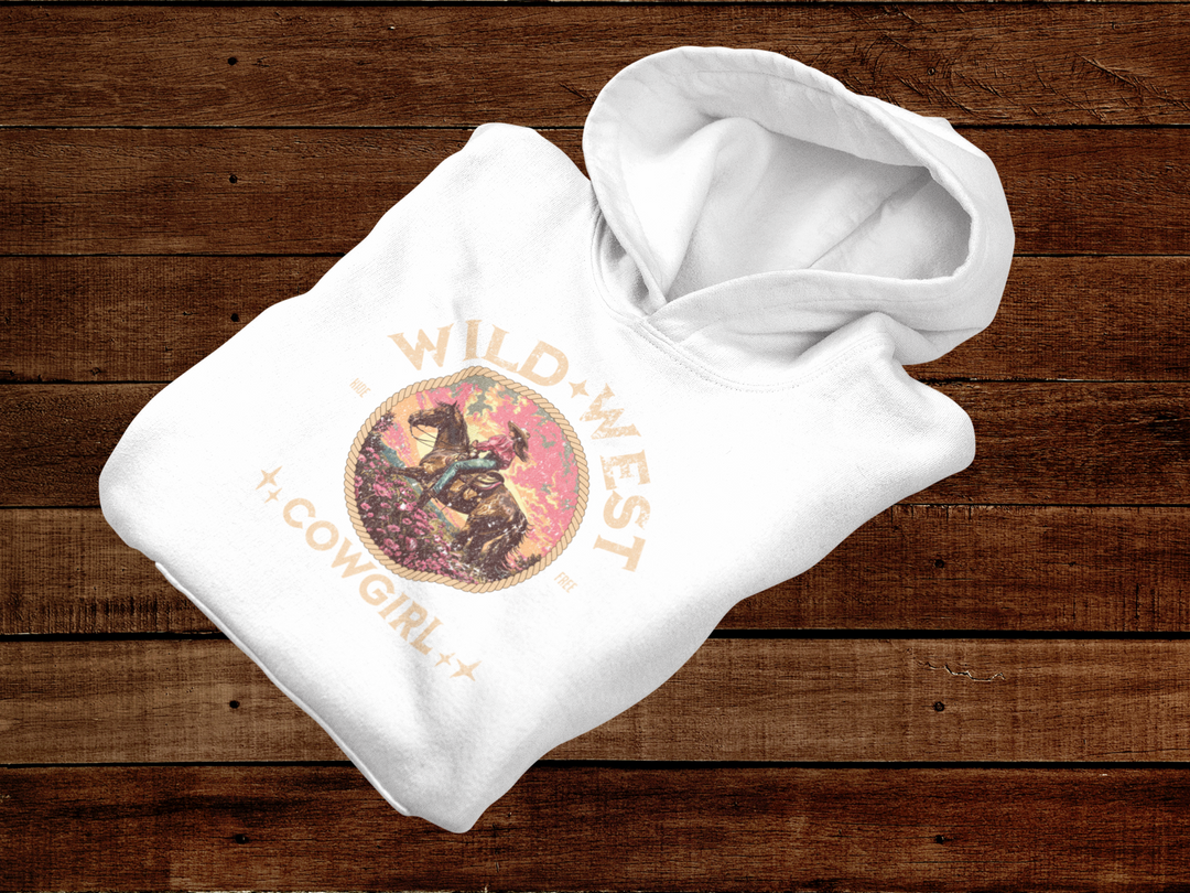 Wild West Cowgirl Hoodie - [farm_afternoons]