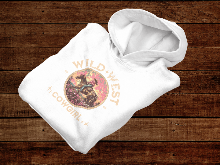 Wild West Cowgirl Hoodie - [farm_afternoons]