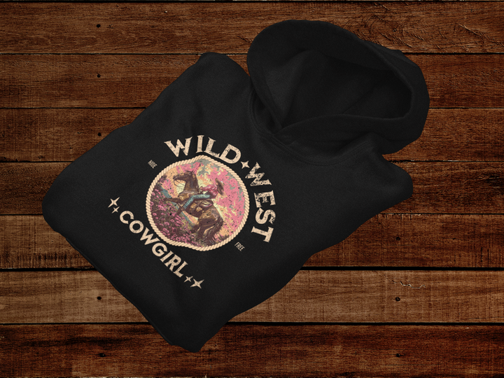 Wild West Cowgirl Hoodie - [farm_afternoons]