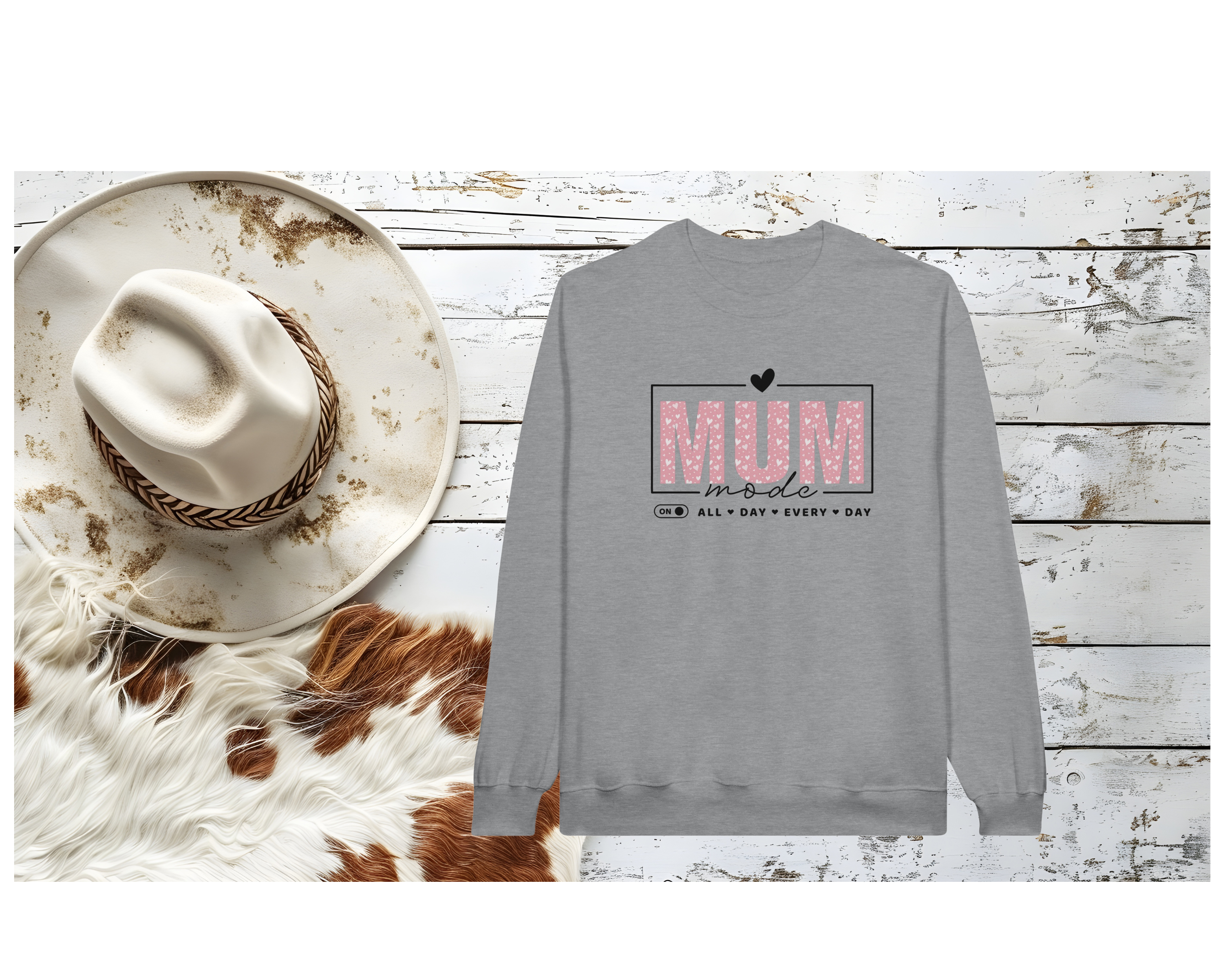 Mum Mode Sweatshirt - [farm_afternoons]