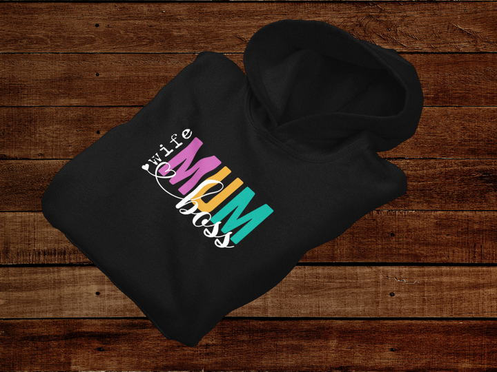 Wife Mum Boss Hoodie - [farm_afternoons]