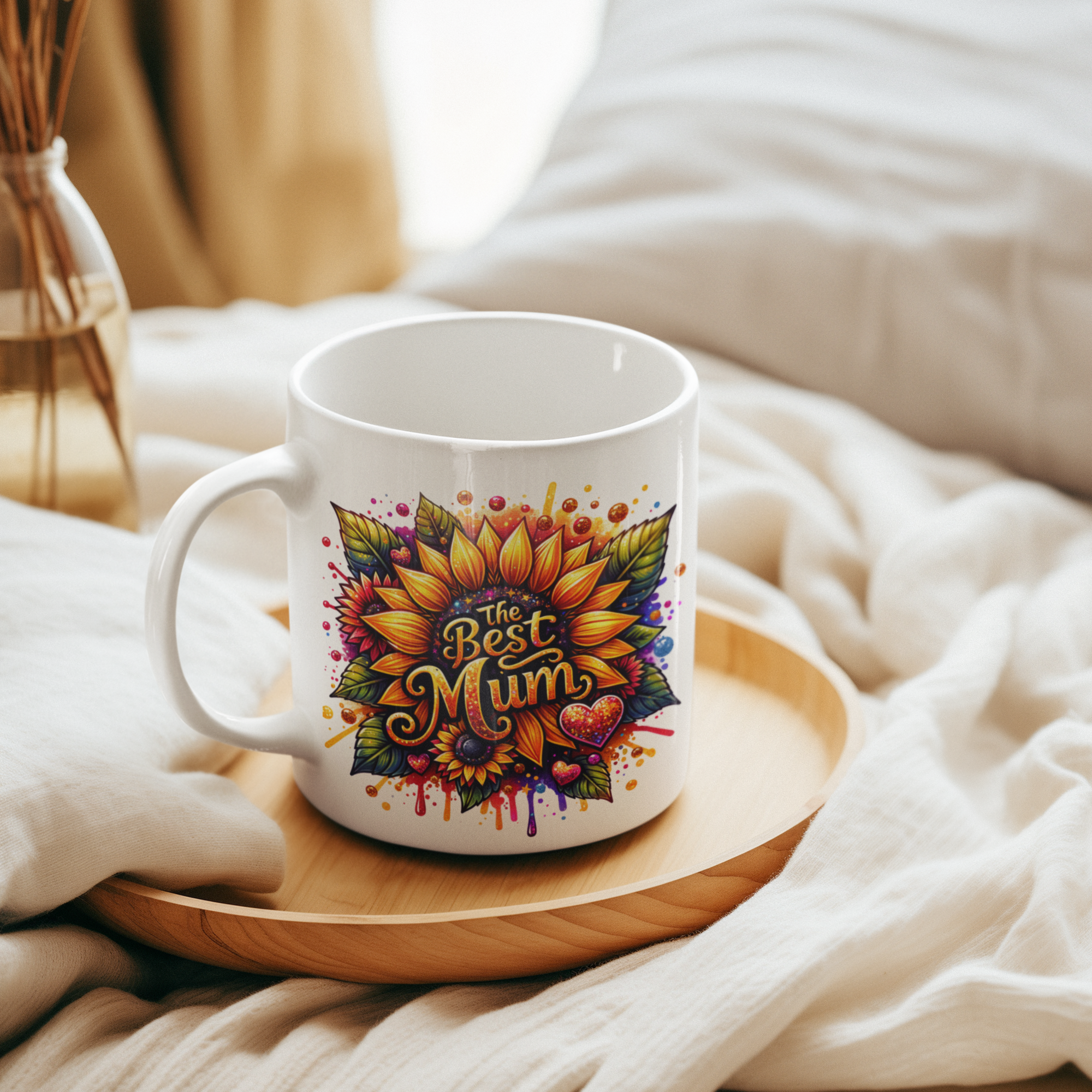 Sunflower Mum Mug - [farm_afternoons]