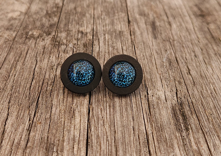 Vivid Leopard Studs - [farm_afternoons]