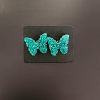Glitter Butterfly Studs - [farm_afternoons]