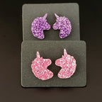 Glitter Unicorns Studs - [farm_afternoons]