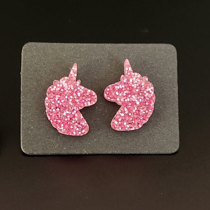 Glitter Unicorns Studs