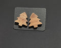 Traditional Christmas Tree Studs - [farm_afternoons]