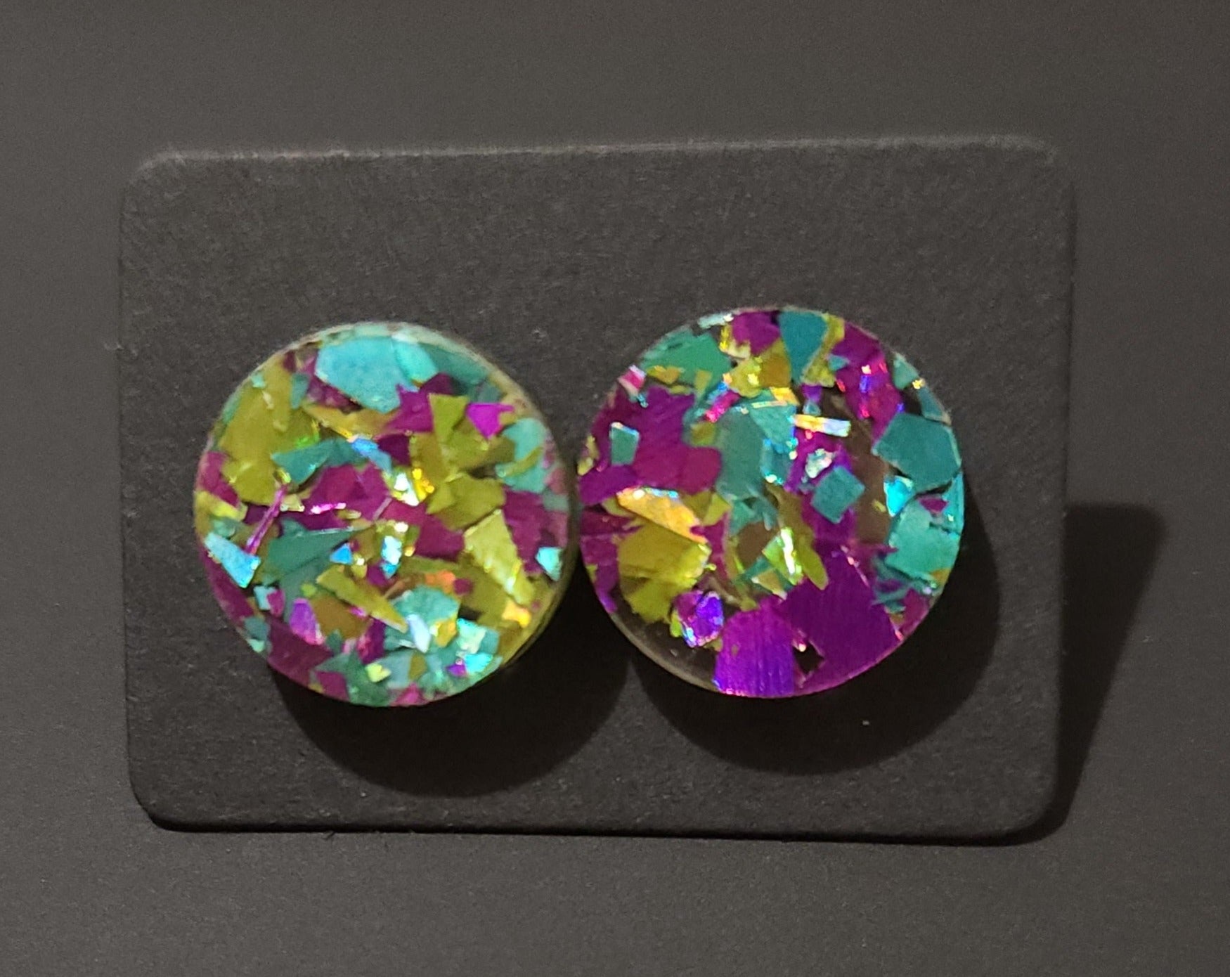 Chunky Glitter Studs - [farm_afternoons]