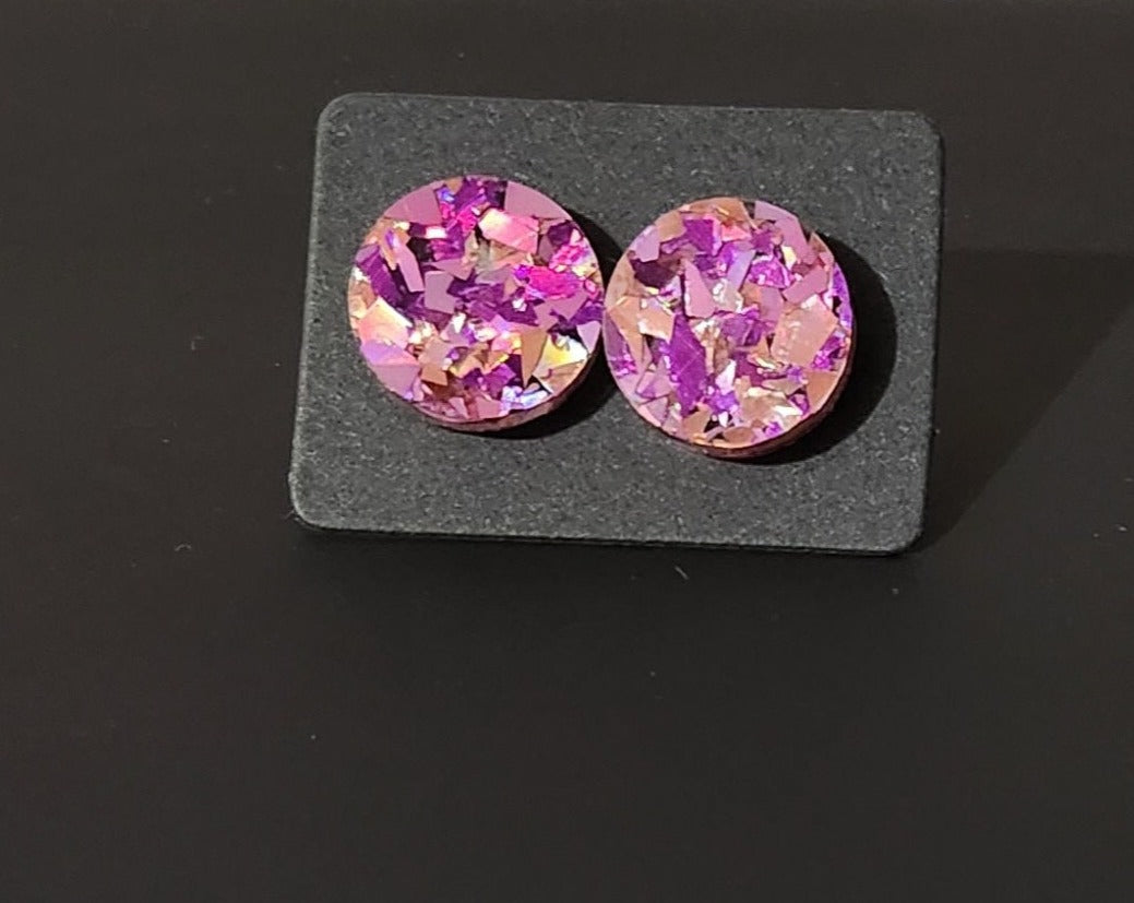 Chunky Glitter Studs