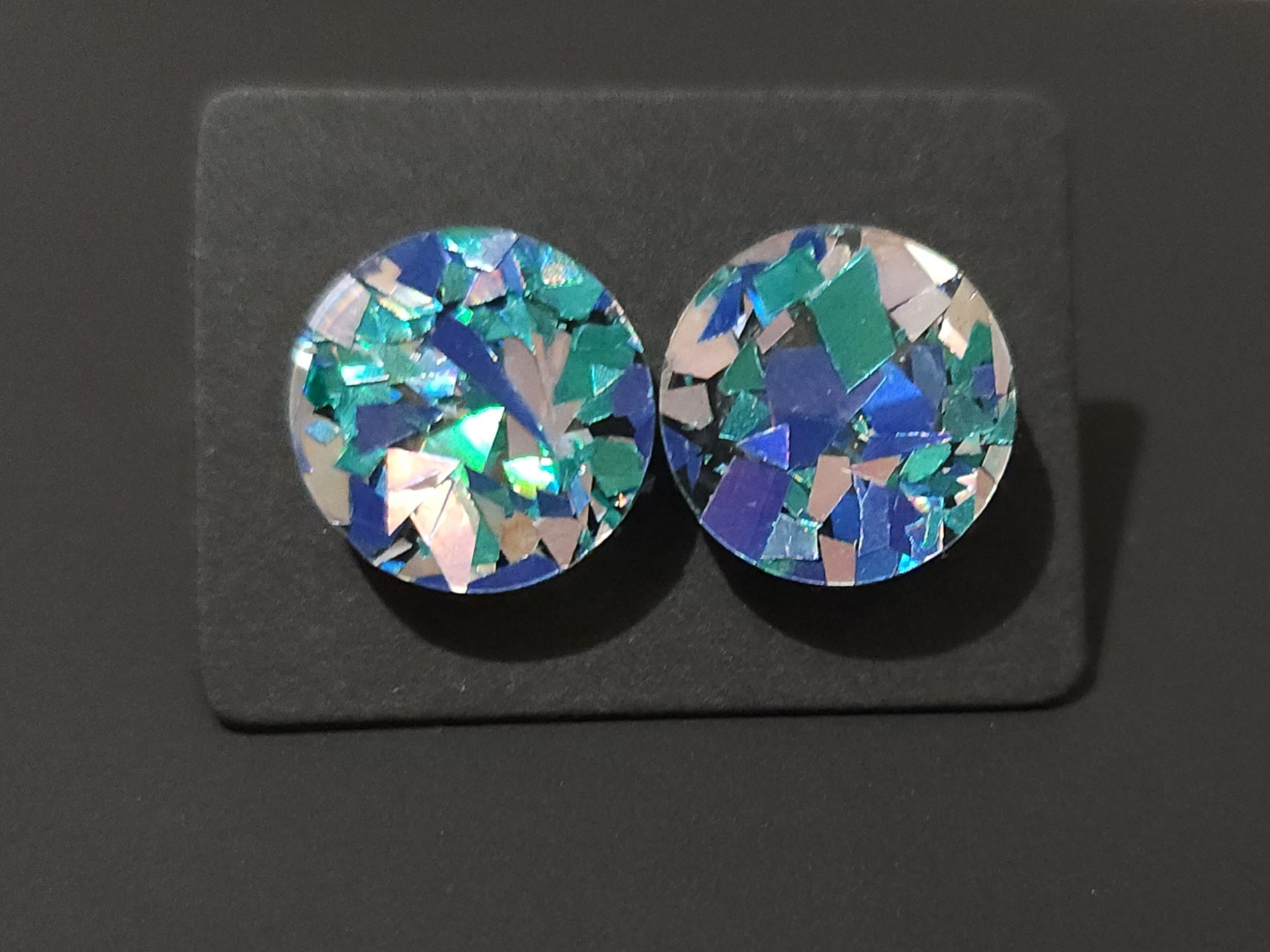 Chunky Glitter Studs - [farm_afternoons]