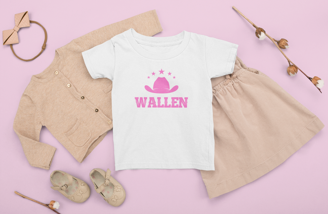 Baby Pink Wallen T-shirt - [farm_afternoons]