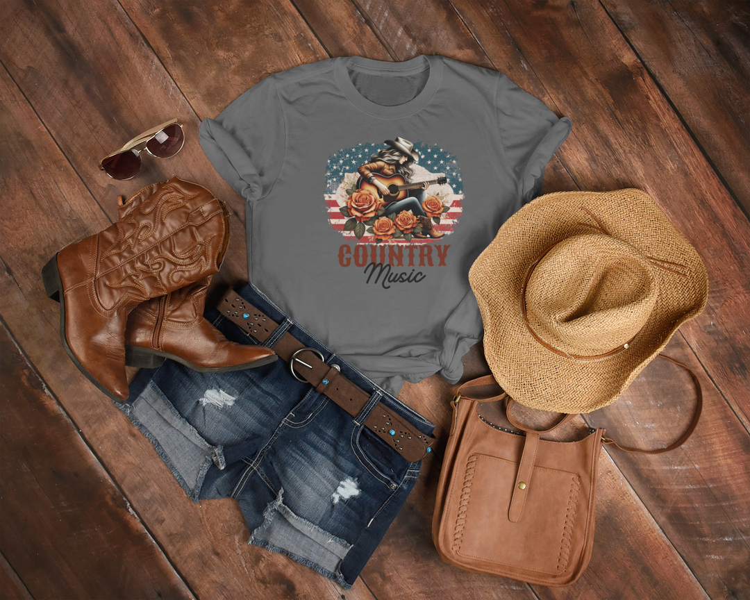 Women's Country Music T-shirt - [farm_afternoons]