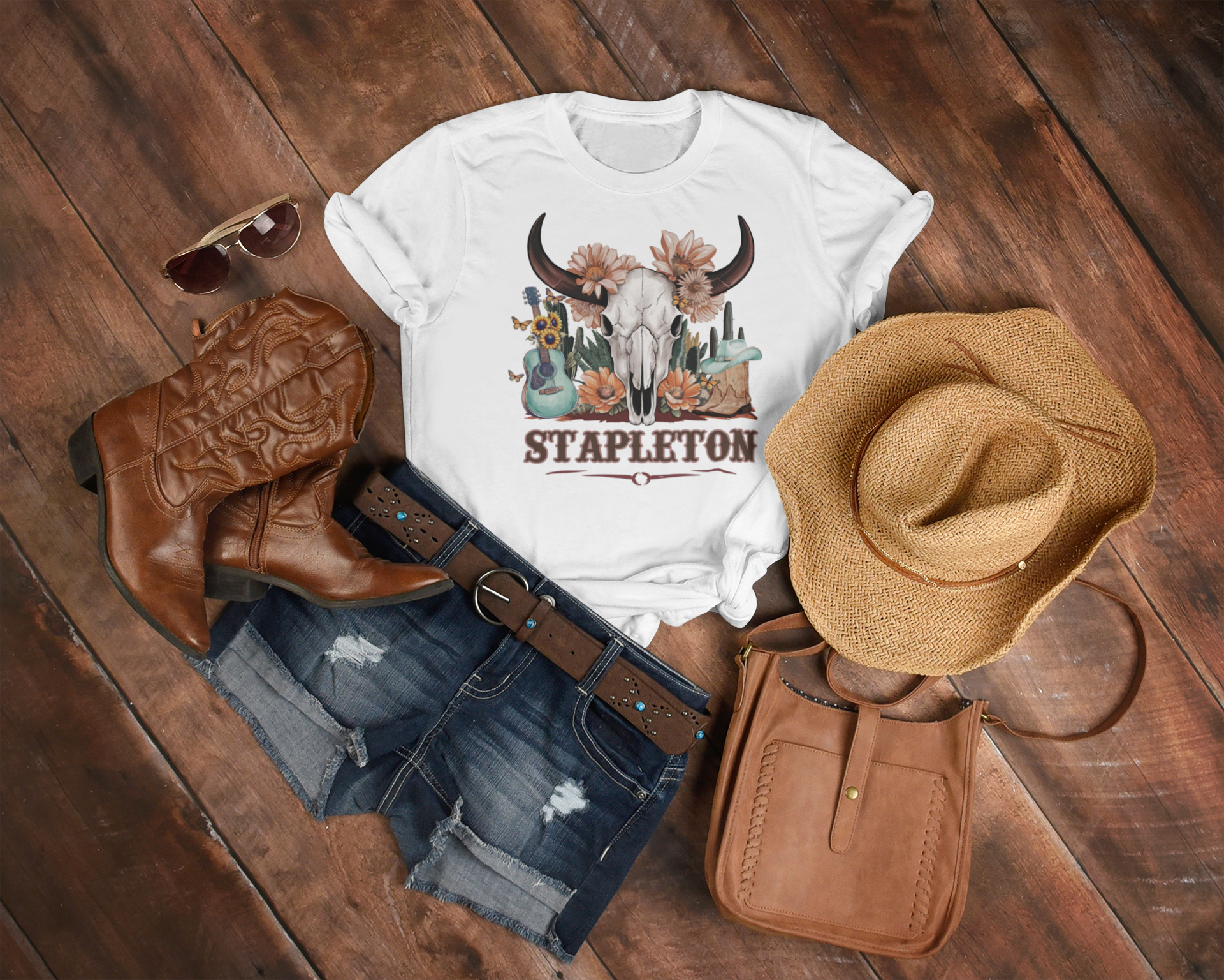 Women's Western Stapleton T-Shirt - [farm_afternoons]