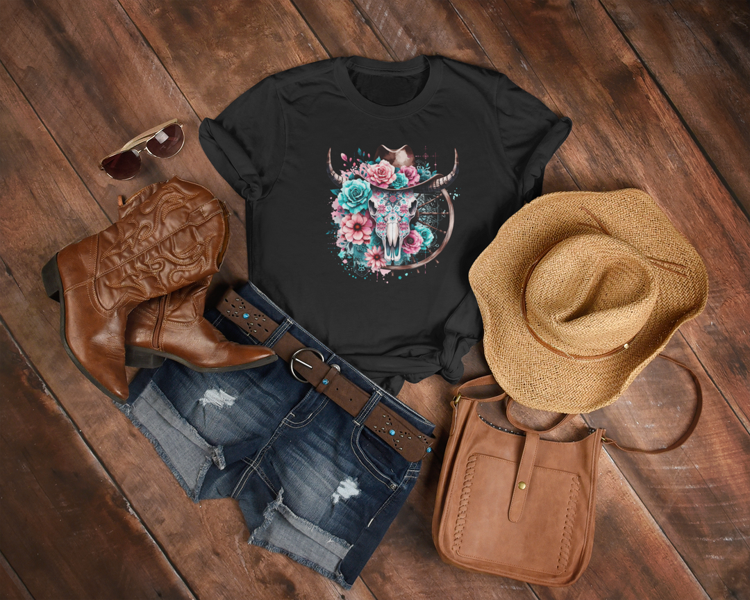 Women's Cosmic Wagon Wheel Tee - [farm_afternoons]