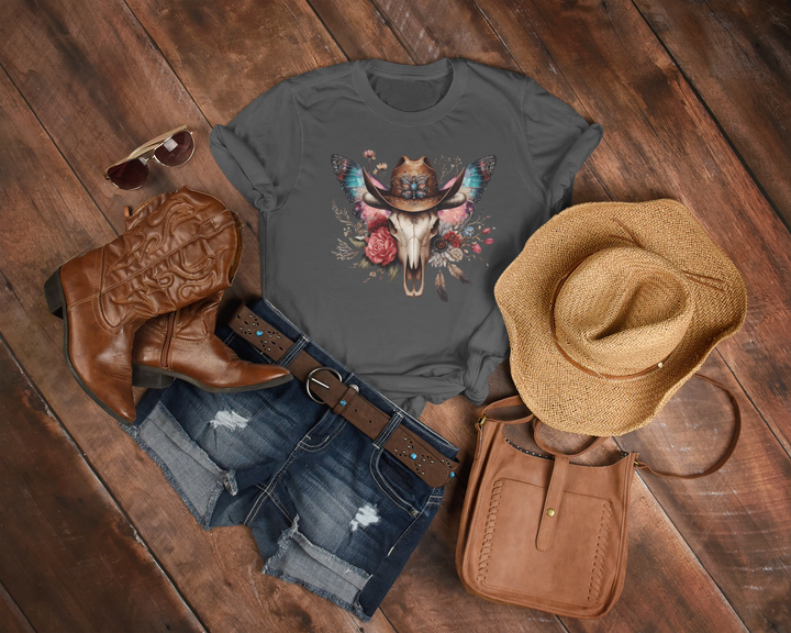 Women's Skulls and Butterflies