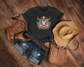 Women's Wild West Rose Cowgirl  T-Shirt